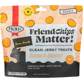 Primal Dog Treats FriendChips Matter Jerky Beef